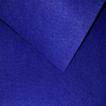 Фетр жесткий 1 мм лист 20x30 см королевский синий (Китай)