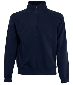 Толстовка Fruit of the Loom Classic zip neck sweat S Глубокий Темно-Синий (0621140AZS)