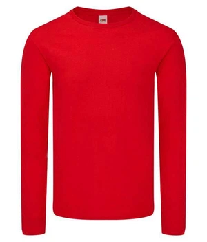 Футболка с длинным рукавом Fruit of the Loom Iconic 150 Classic Long Sleeve T-Shirt S 40 Красный (061446040S)