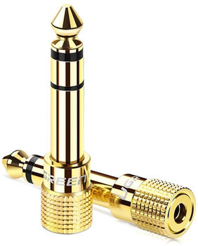 Перехідник Ugreen 6.3 мм Male to 3.5 мм Female Adapter (90401991/20503)