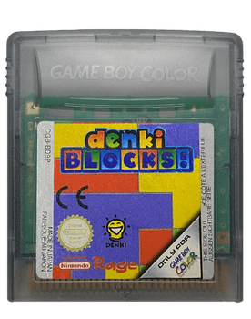 Игра Nintendo Game Boy Color Denki Blocks! Английская Версия Только Картридж Б/У