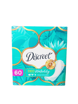 Щоденні прокладки Discreet DEO Waterlily (Водяна лілія) multiform 60 шт. (126198)