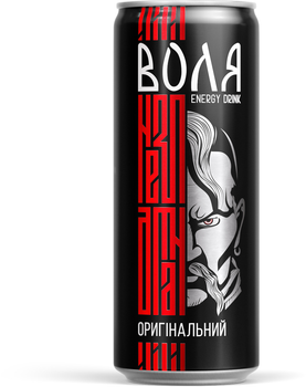 Упаковка енергетичного напою Моршинська Воля Середньогазованого 0.33 л х 12 банок (4820017002714)