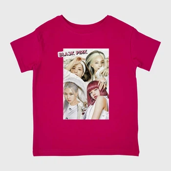 Підліткова футболка для дівчинки Спиногриз Black pink біле фото №10-00589 140 см Малина (ROZ6501031098)