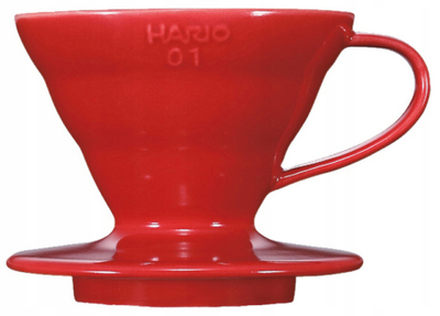 Dripper do kawy Hario V60-02 Ceramiczny Czerwony (4977642736672)