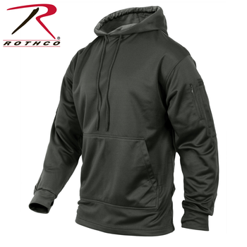 Тактична толстовка Rothco з прихованим носінням худі Concealed Carry Hoodie Gun Metal Grey 2XL