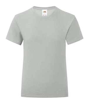 Футболка Fruit of the loom Girls Iconic T 152 см Металлик (61-025-0)