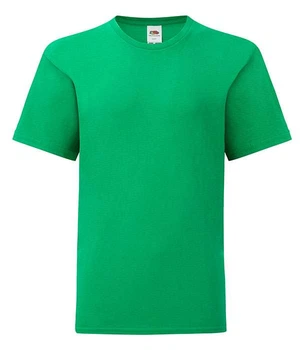 Футболка Fruit of the loom Girls Iconic T 116 см Зелений (61-025-0)