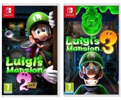 Игра Luigi’s Mansion 2 HD (русская версия) + Luigi's Mansion 3 Double Pack (английская версия) (Nintendo Switch)