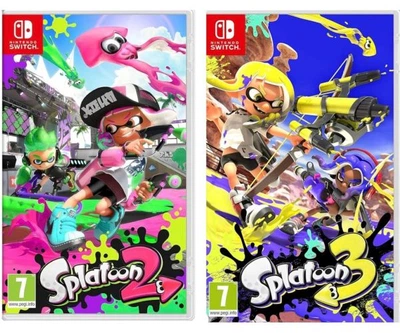 Игра Splatoon 2 + Splatoon 3 Double Pack (русские версии) (Nintendo Switch)