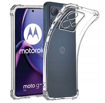 Противоударный прозрачный чехол для Motorola Moto G84