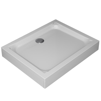 Поддон для душевой кабины AM.PM Gem 80x100x15см прямоугольный акриловый c сифоном белый W90T-404-100280W