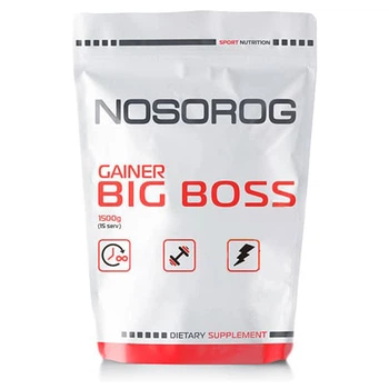 Гейнер Nosorog Nutrition Big Boss Gainer 1.5 кг Банан (2455884462)