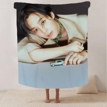 Плед Jimin BTS покрывало с 3D рисунком размер 160х200