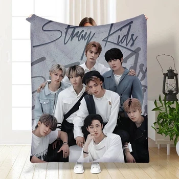 Плед 3D Stray Kids №4 3375_B 15790 135х160 см 4714677