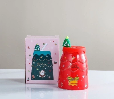 Стакан новогодний Merry Christmas 13330 400 мл красный 4625598