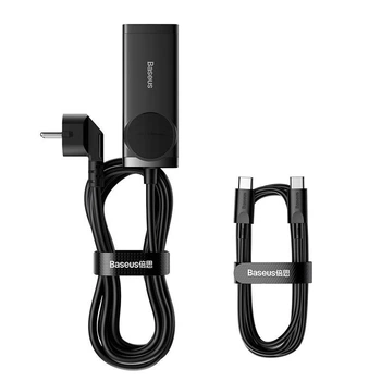 Зарядное устройство - адаптер Baseus GaN3 Pro Desktop Powerstrip с розеткой AC и портами 2USB + 2Type-C
