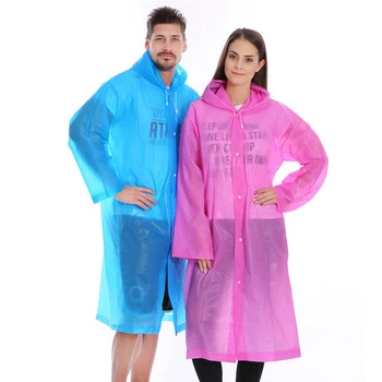 Плащ-дощовик EVA Raincoat Унісекс. Рожевий 4404437