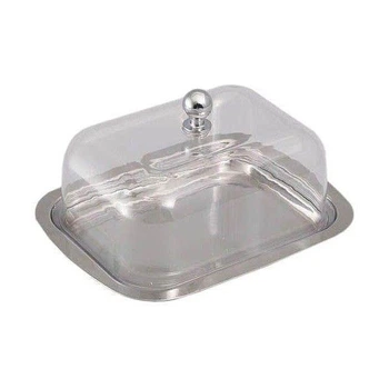 Масленка Gipfel GP-5517 15х12х8 см серебристый 4706007