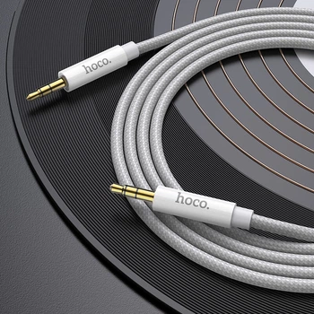 Кабель HOCO AUX audio cable UPA19 2 метра белый