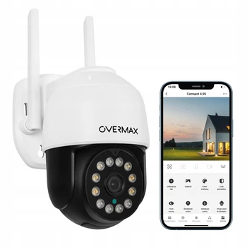 Уличная поворотная IP-камера Overmax Camspot 4.95 WiFi 2.5K White 4763565