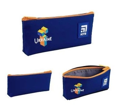 Шкільний пенал Ukraine K24-680-5 19х8х3.5 см 1 відділення Kite