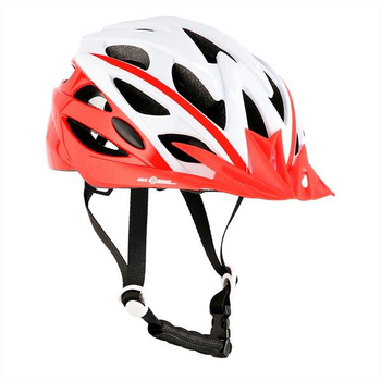 Kask Nils Extreme MTW210 L 59 - 65 cm Biało-Czerwony (5907695503050)