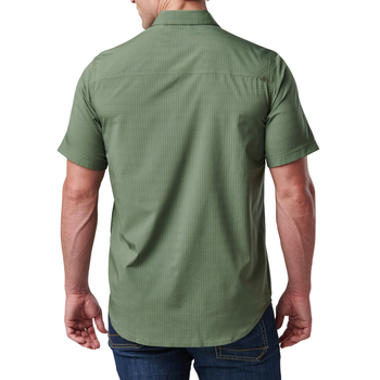 Рубашка тактическая 5.11 Tactical® Aerial Short Sleeve Shirt M Greenzone