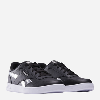 Sneakersy damskie do kostki Reebok Court Advance 100202591 37.5 (4.5UK) Czarny/Srebrny (1200143820377)