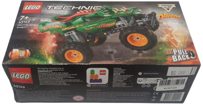 Конструктор LEGO Technic Monster Jam Dragon 217 деталей (42149) (955555903972055) - Уцінка