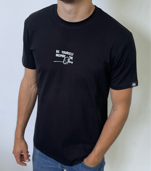 Футболка с стильным рисунком - HECTOR - 40414 - XL - Черный
