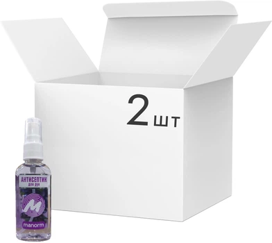 Упаковка антисептика для рук Manorm Amethyst 50 мл х 2 шт (4820136731595)