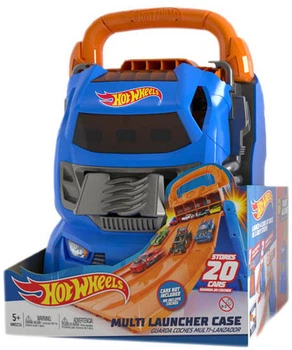 Портативный трек-контейнер Hot Wheels с 4 равносторонними дорожками (HWCC14)