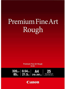 Papier fotograficzny Canon Premium Fine Art Rough FA-RG1 A4 320 g/m² 25 arkuszy (4562C001)