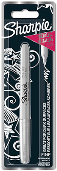 Marker Sharpie Metallic 1.4 mm Srebrny (3501179860046)