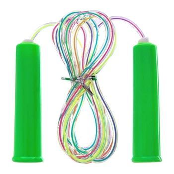 Скакалка дитяча з PVC жгутом (l-2,2м, d-3мм, салатовий) (FI-331)