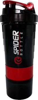 Шейкер спортивний з 2 контейнерами EasyFit Spider EF-7200-R Червоний (56103064)