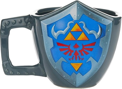 Kubek Paladone The Legend of Zelda Hylian w kształcie tarczy 355 ml (5055964702236)