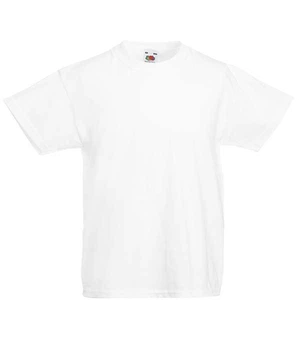 Футболка Fruit of the Loom Valueweight kids 152 Белый (061033030152)