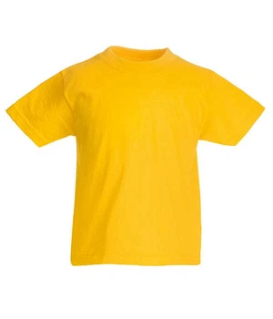 Футболка дитяча Fruit of the Loom Valueweight kids 140 см Жовтий (061033034140)