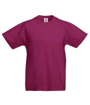 Футболка Fruit of the loom Original Kids 116 см Бордовий (61-019-0)
