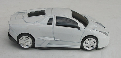 Мишка бездротова комп'ютерна Lamborghini біла L0135