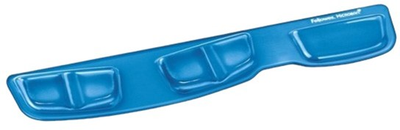 Podkładka pod nadgarstek dla klawiatury Fellowes Health-V Crystal 46.6 x 8.6 cm Niebieska (FELFERGWPADKEYBHB)