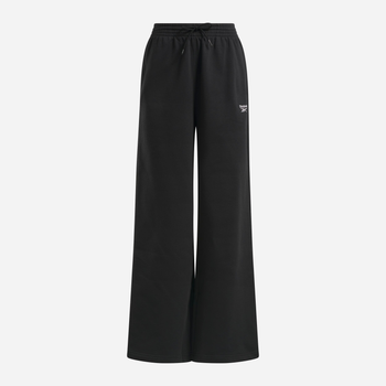 Спортивні штани жіночі Reebok Identity Sl Flc Wide Leg 100208504 XS Чорні (1200143737095)