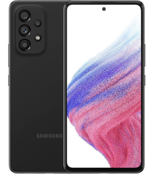Смартфон 6.5" Samsung Galaxy A53 6/128Gb 5G 2 SIM NFC 64/32МП 8 ядер Android 13 Black Factory Recertified g3
