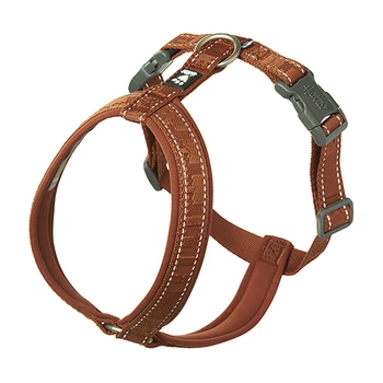 Анатомическая шлейка для собак Hurtta Casual Y-harness 60-70 Коричневый (934424)