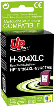 Картридж UPrint N9K07AE для HP Color 18 мл (H-304XLC)