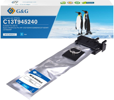 Tusz do drukarek G&G C13T945240 do Epson Cyan 66 ml (NP-E-9452C)