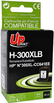 Картридж UPrint CC641EE для HP 20 мл Black (H-300XL-B)