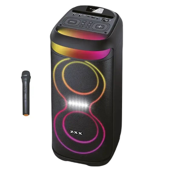 Акустична система RIAS ZXX-5505 6" + мікрофон Bluetooth/USB/SD/FM 30W Black (3_05069)